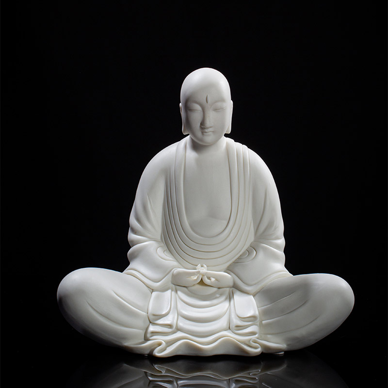 手工陶瓷雕像中式室内软装摆件佛像雕塑