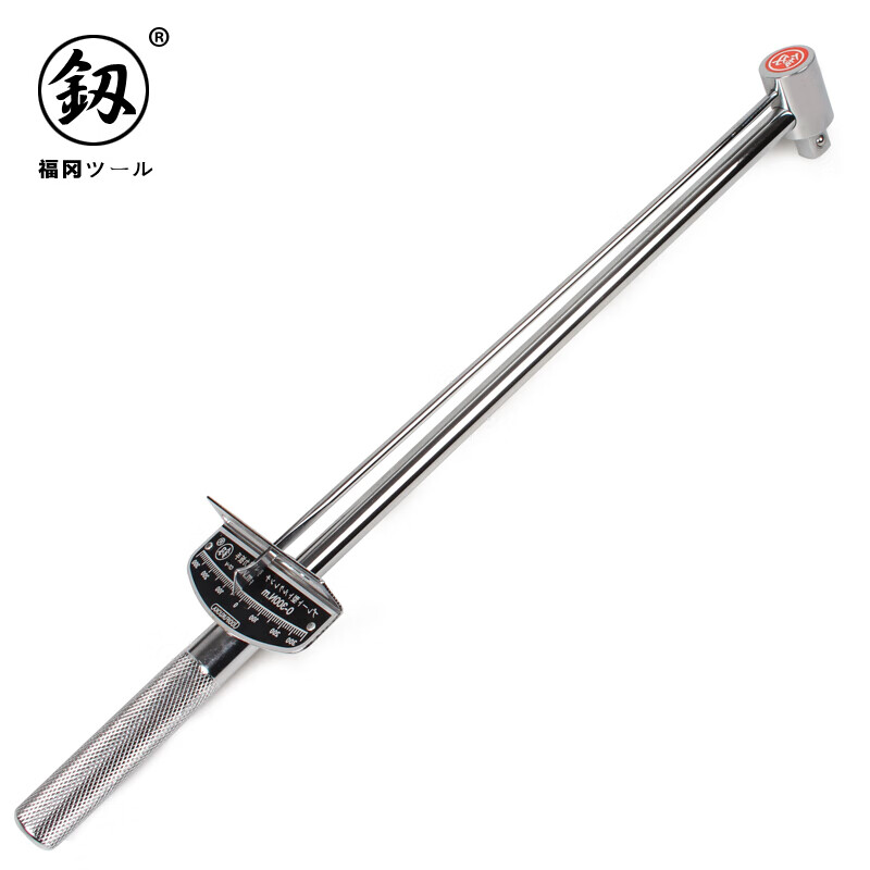 釰日本福冈工具扭力扳手指针30公斤力矩可调扳手套筒扳手