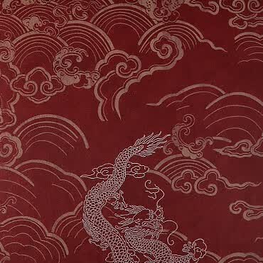 茶楼中国龙壁纸电视背景墙壁纸无纺布墙纸中式仿古玄关书房佛堂 26818