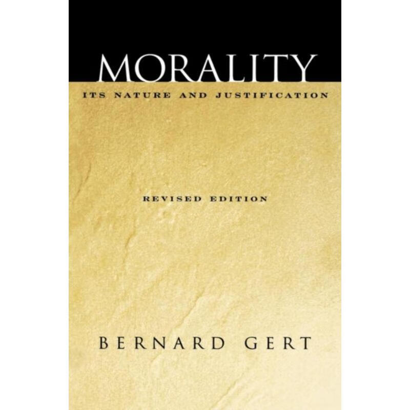 预订morality:its nature and justification