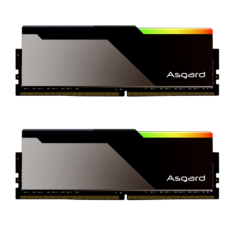 Asgard 阿斯加特 博拉琪 DDR5 7200Hz 台式机内存条 32GB(16Gx2)套装 RGB灯条