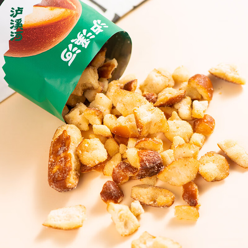 桃酥面包丁休闲零食下午茶糕点海盐焦糖味碱水香脆面包干 海盐焦糖味*6包35g