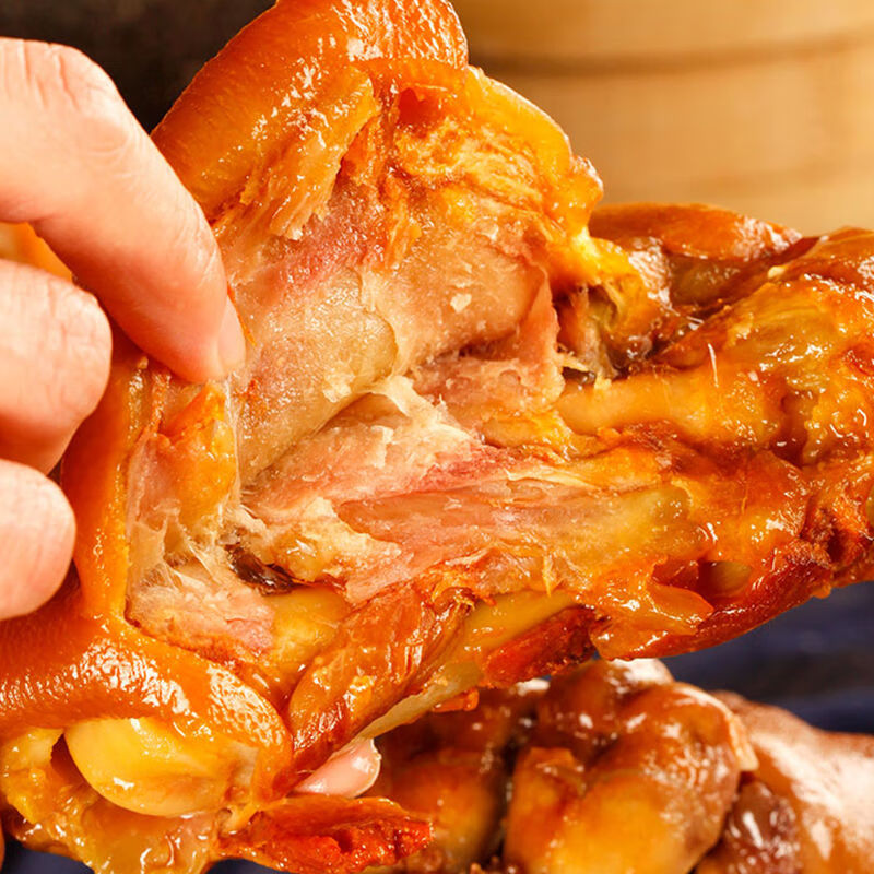 轻即五香卤味猪爪猪脚熟食猪肉小吃卤肉真空即食猪手500g 酱卤 352克