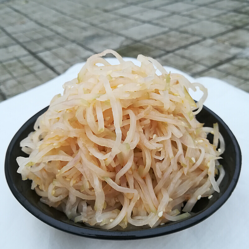 虎钢馋河南原味芥菜丝咸菜袋装大头菜疙瘩酱菜芥菜头自制农家500g