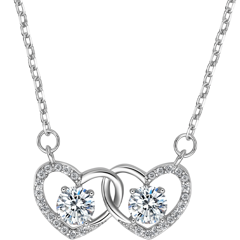 ������ S925��������Ů˫����������С��������׹���� 45+5cm 94Ԫ(����ȯ)