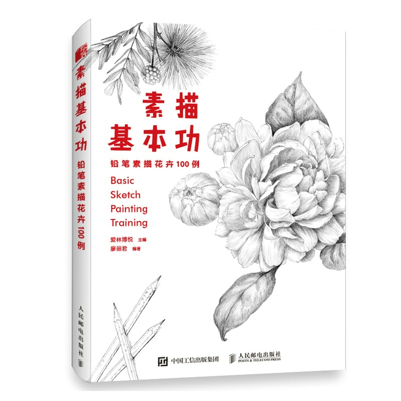 素描基本功 铅笔素描花卉100例（绘客出品）