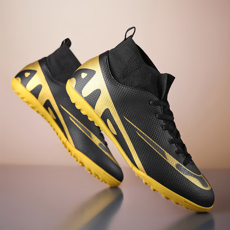 kuny出口新款c罗刺客15足球鞋男女学生儿童tf碎钉cr7成人草地长丁训练