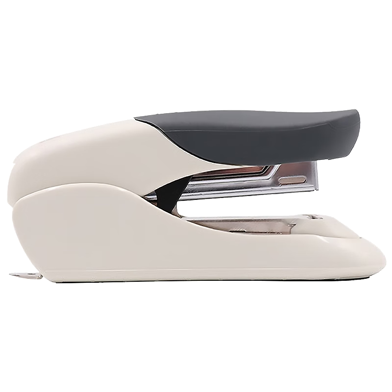 MAX美克司HD-50F平腳省力訂書機 商務(wù)財務(wù)辦公用品自帶起釘器可裝訂2~30頁 適配NO.3/NO.35釘 灰色
