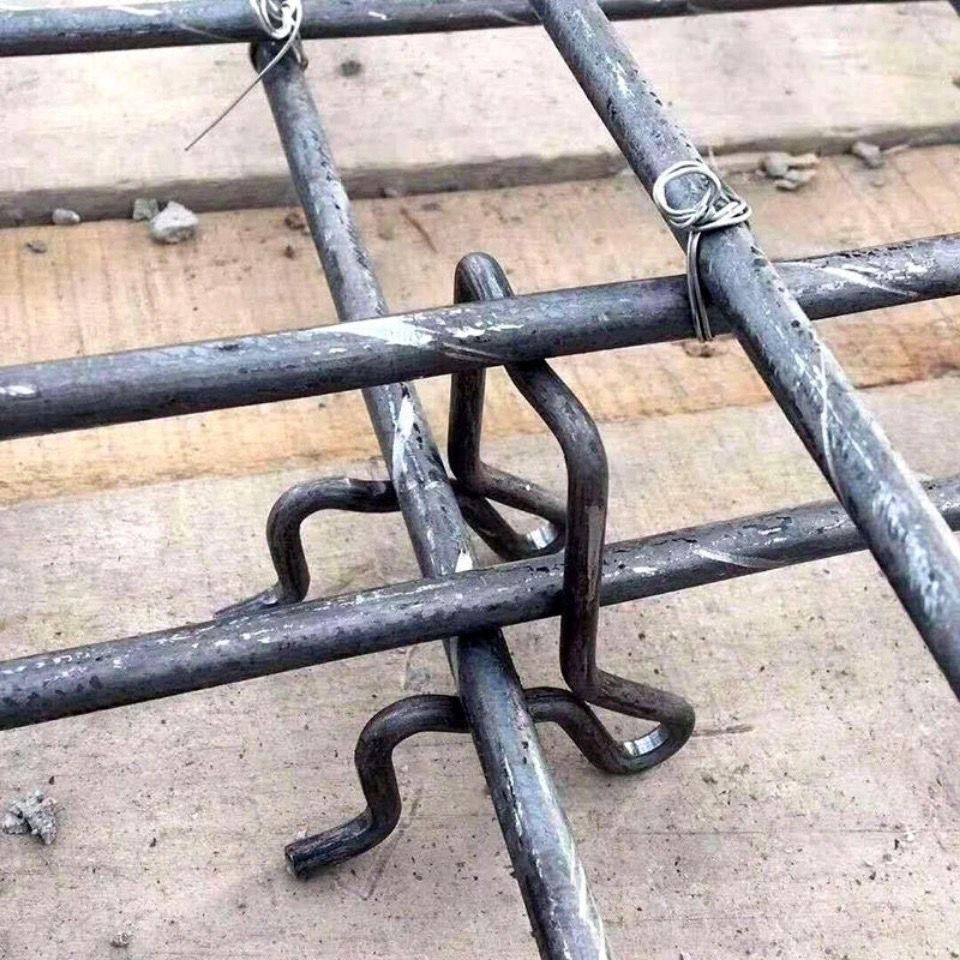 天颛建筑钢筋马凳钢筋支架加粗钢筋撑脚建筑楼板 3.8粗7公分高(100个)