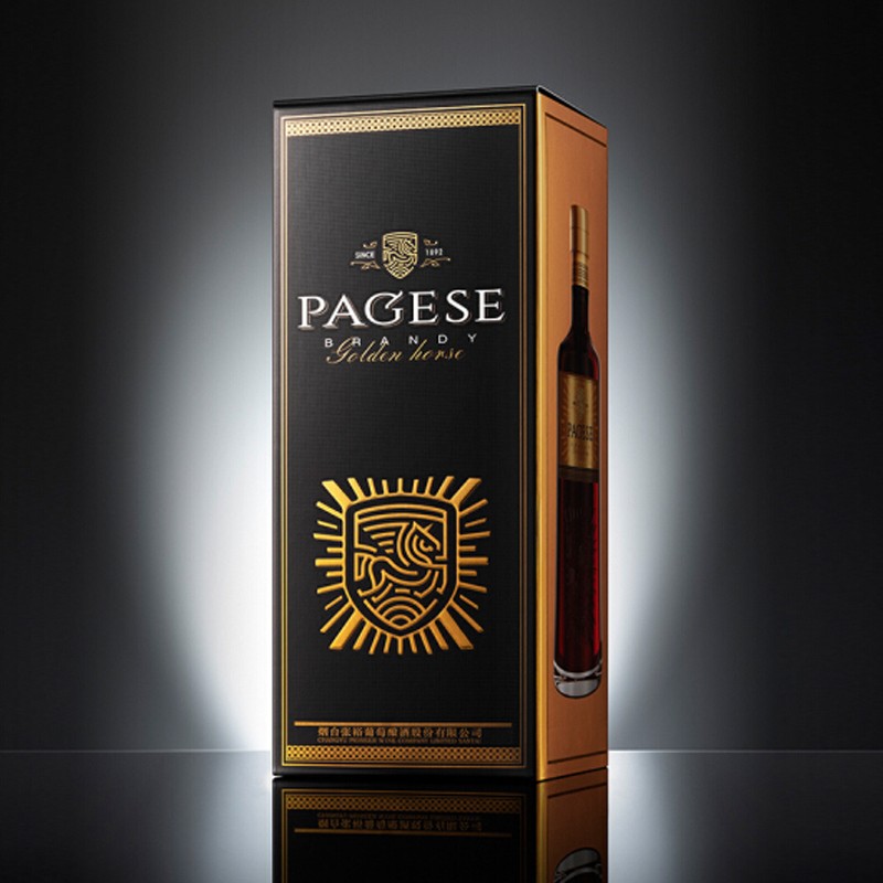 张裕派格尔金马白兰地 700ml单瓶礼盒装 40度洋酒品尝酒葡萄蒸馏酒  700mL 1瓶