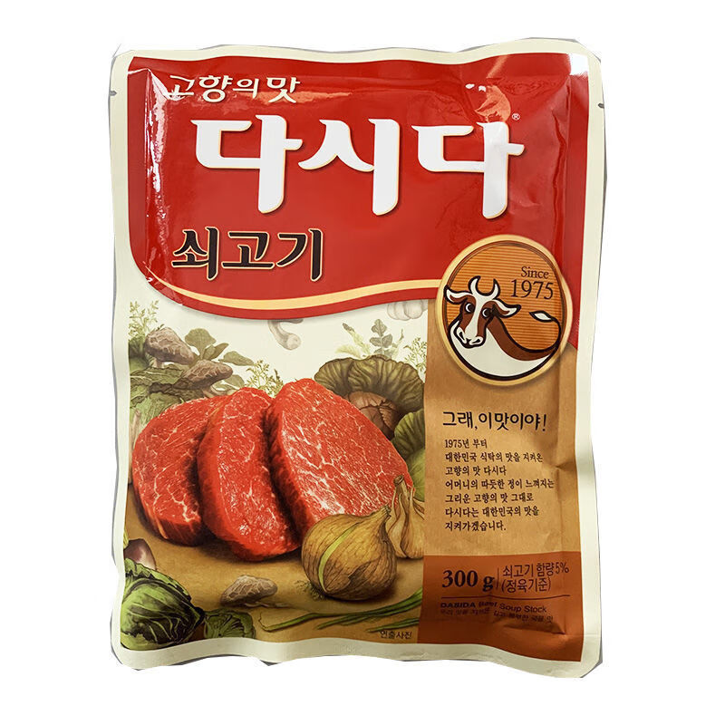 食芳溢纯韩国进口牛肉粉希杰调味料家用专用 大喜大牛肉粉 清净园牛肉粉 大喜大牛肉粉1000克