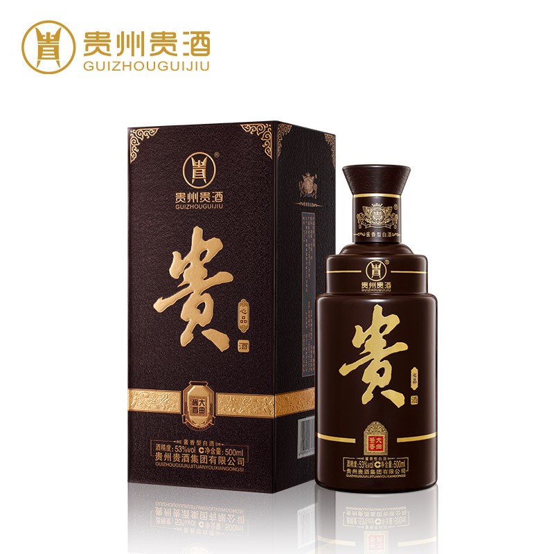 贵 心品53度500ml 酱香型白酒 单瓶