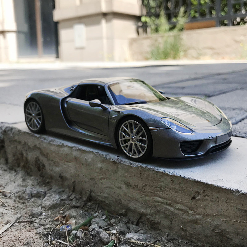 保时捷poesche 威利 1:24 保时捷porsche 918 spyder 合金跑车汽车