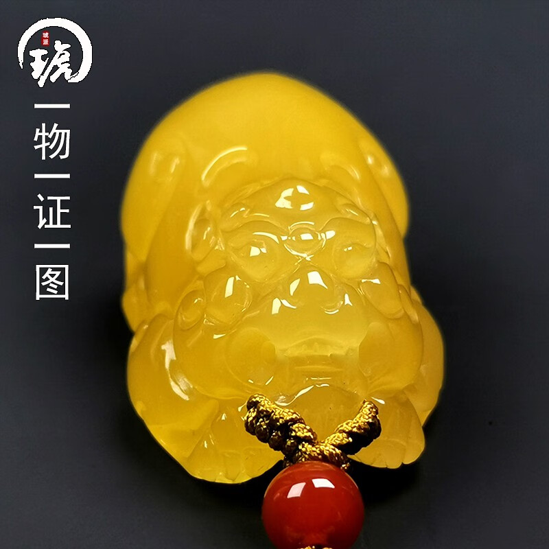 琥派【一物一图一证】蜜蜡吊坠貔貅天然琥珀男女款项坠毛衣链 无烤色 37*21*19毫米8.9克怎么样,好用不?