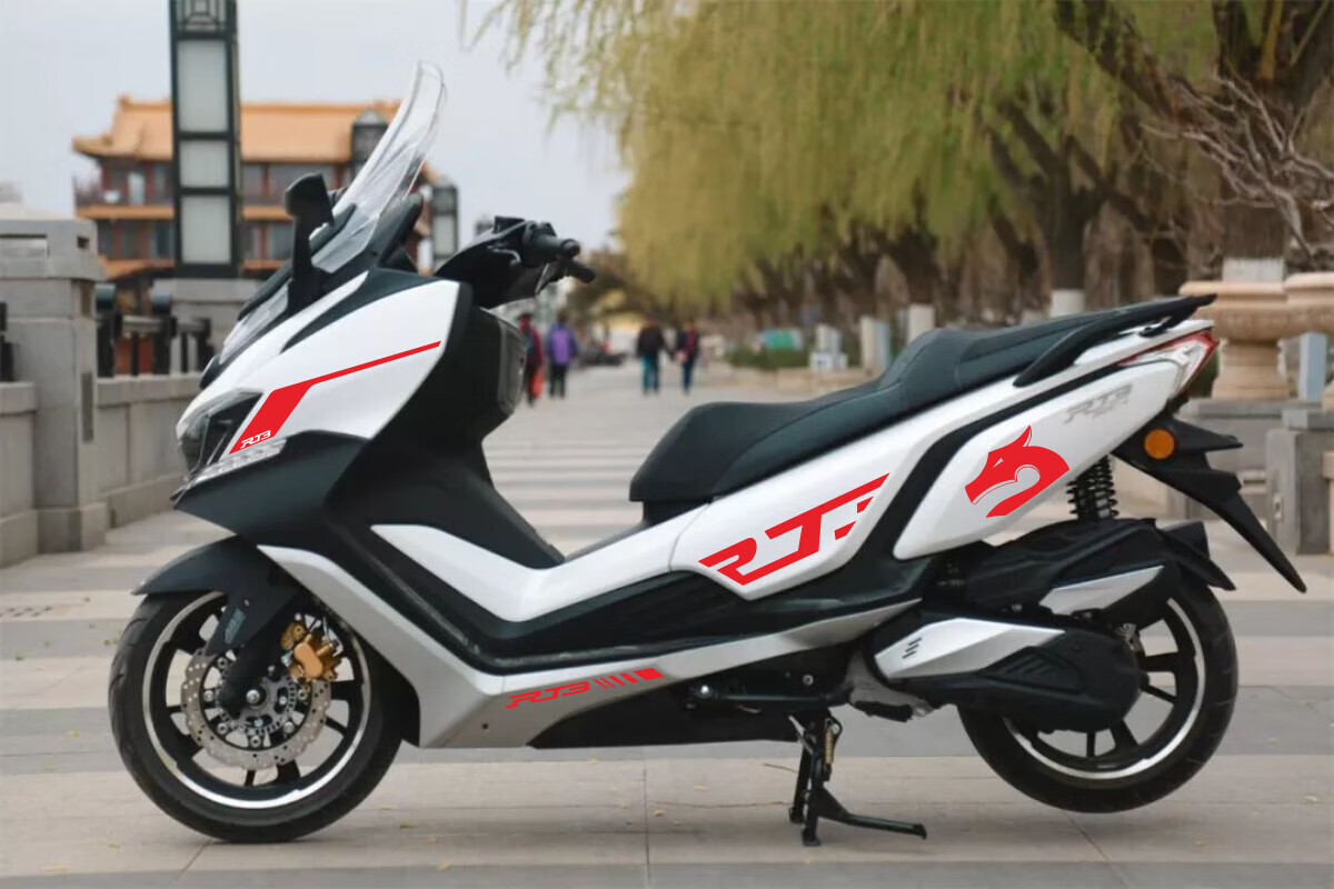 塔克尔适用于赛科龙rt3车贴宗申个性改装拉花踏板装饰贴划痕遮盖订制