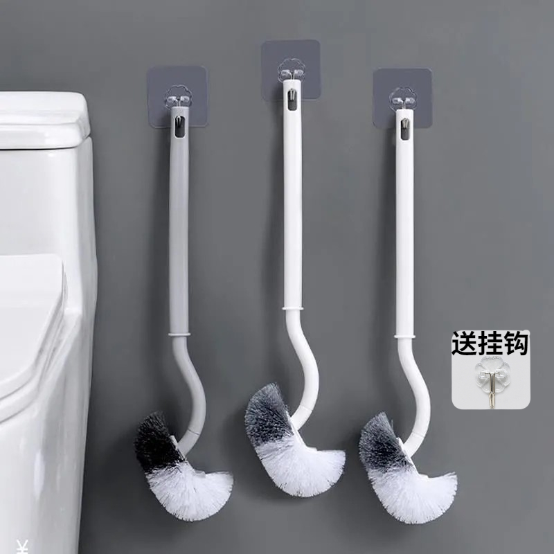 日本马桶刷家用无死角洗厕所刷子神器卫生间高端清洁刷蹲便器好用 日式马桶刷1只装