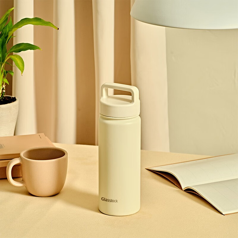 glasslock 不锈钢真空保温杯304不锈钢咖啡杯手提便携水杯学生家用泡
