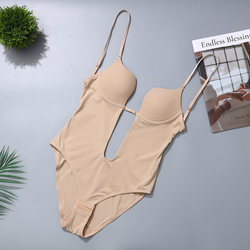 clolv kissck连体内衣文胸软钢圈性感少女文胸背抹胸时尚欧美抹胸大胸