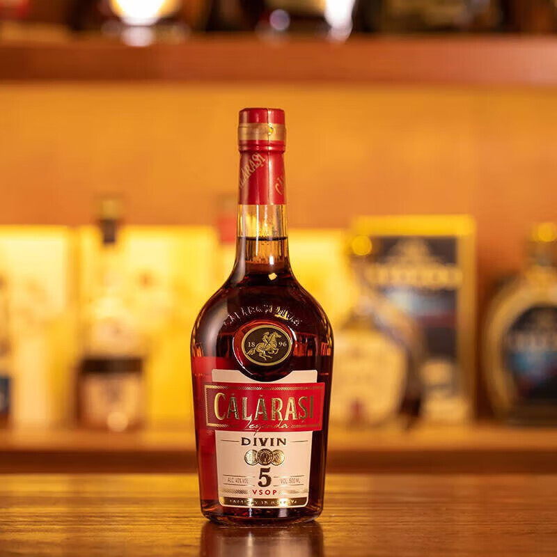kvint摩尔多瓦克文特传奇系列原瓶进口烈酒白兰地40%VS\/VSOP 5年VSOP 500mL 1瓶