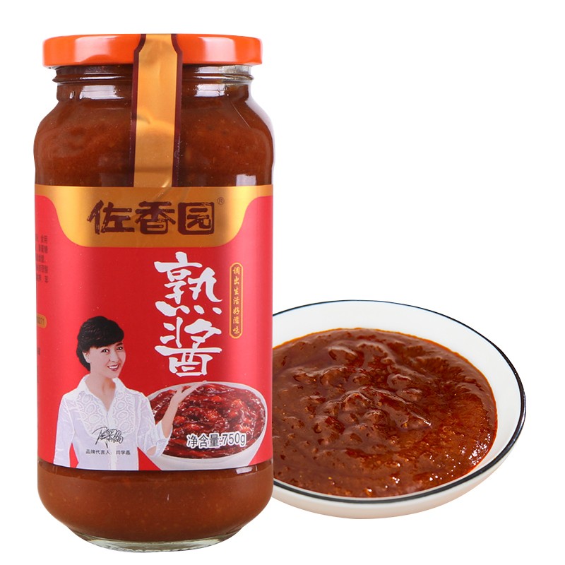 【闫学晶代言】佐香园熟酱750g东北大豆酱 豆瓣酱拌饭