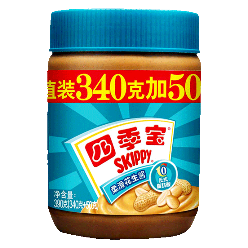四季宝（SKIPPY）花生酱组合，香浓美味值得尝试|如何查京东调味品最低价格