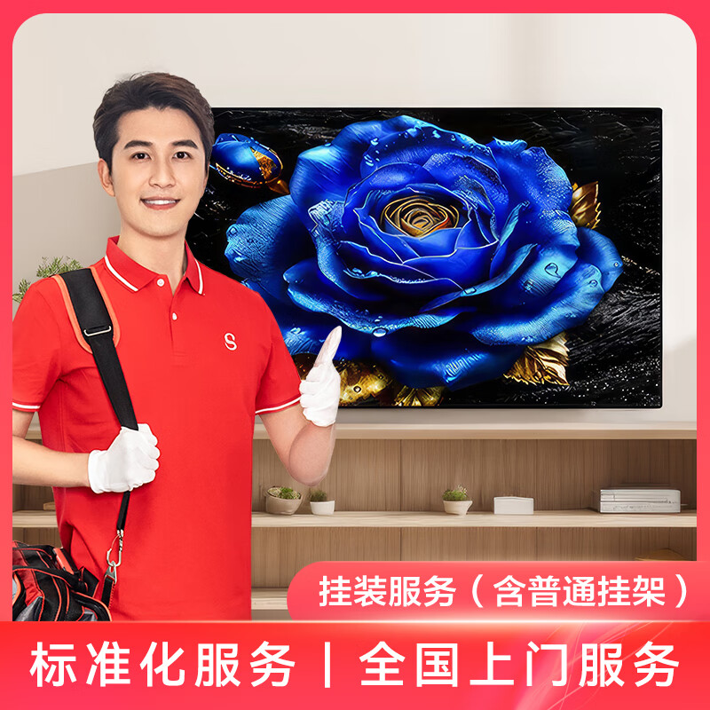 电视预付费安装服务53-55英寸(挂装含挂架)