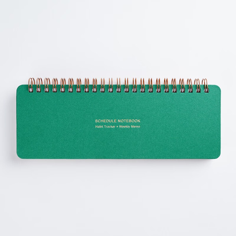 言本 周计划打卡二合一本 横版weeks日程管理桌面线圈记事本weekly