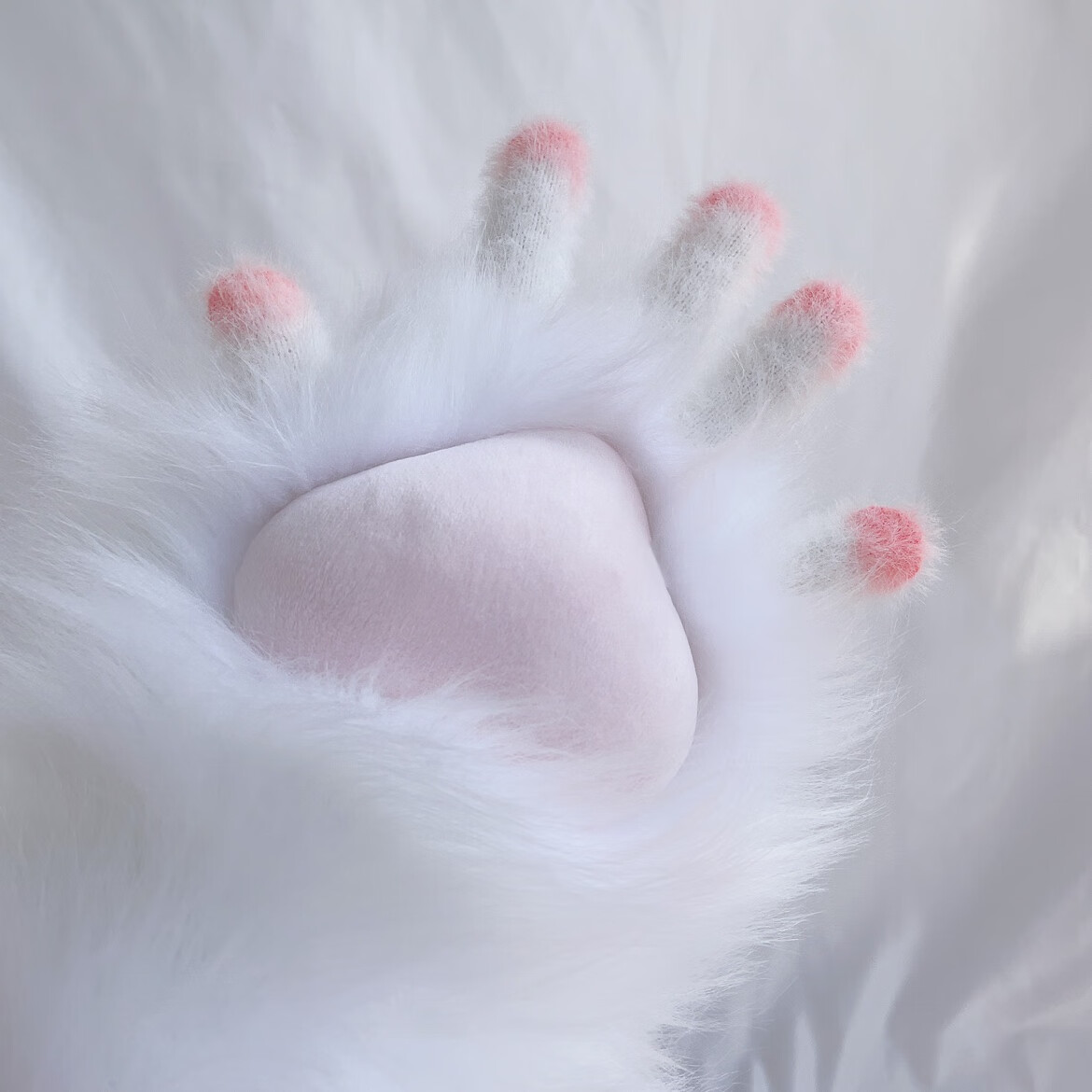 手作kig系兽爪定制 兽装kig系兽爪手套 kig系兽爪 kig系白色猫爪一对