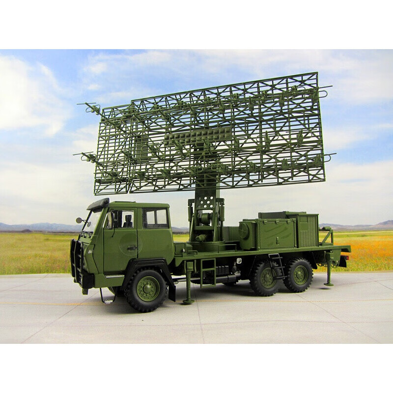 好沐音(haomuyin)中国04e型雷达车模型 平板防空雷达车仿真合金成品