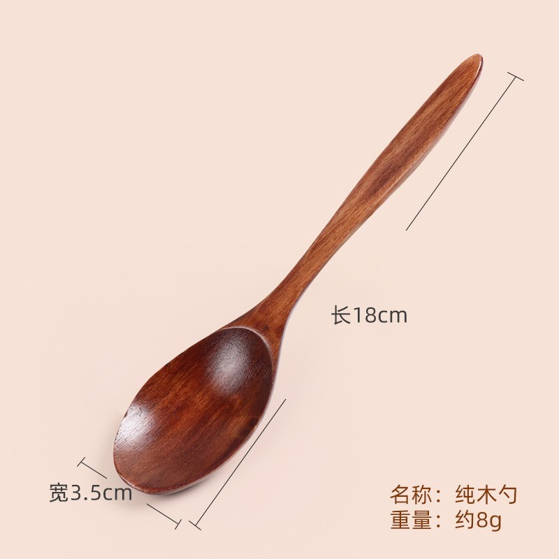 木头碗日式酸枣儿童宝宝防烫防摔小饭碗套餐大号汤碗整木碗餐具家用