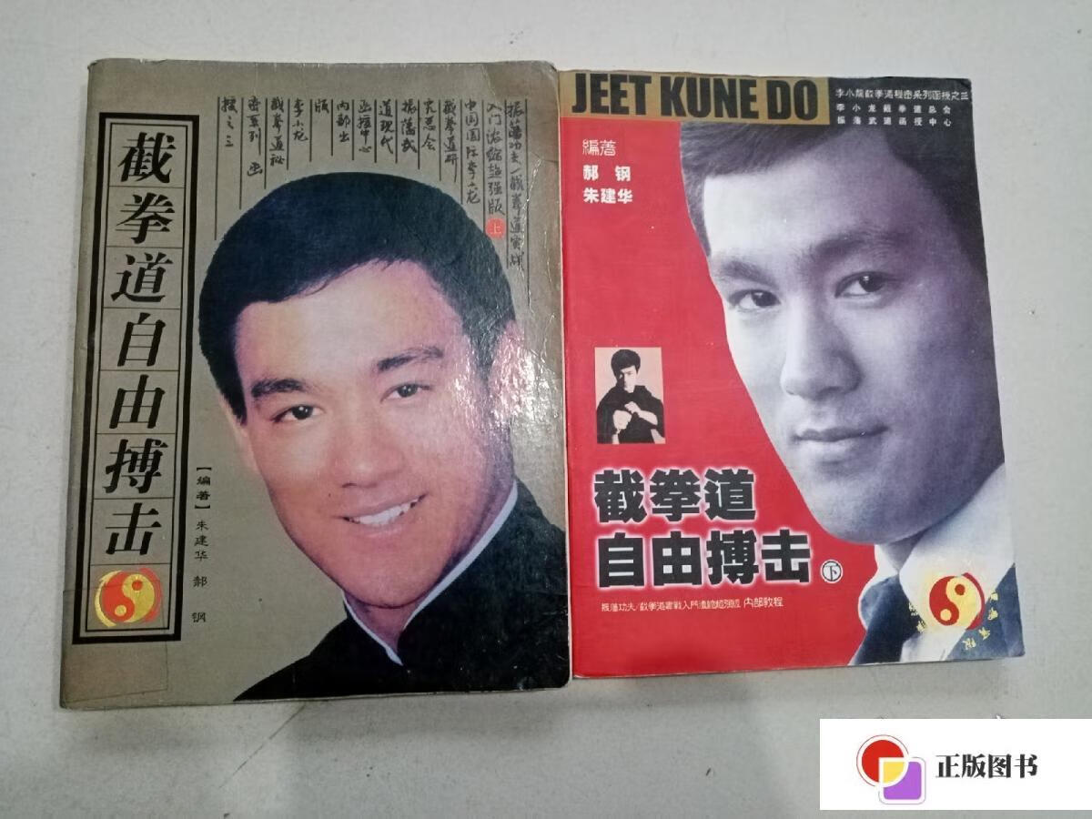 【二手9成新】截拳道自由搏击上下册(原版实物图片) /朱建华.