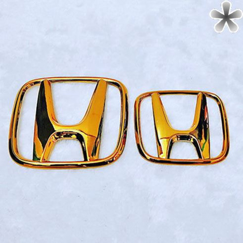 适用于适用于本田八代雅阁金色标accord英文字母广汽本田中网车标金色
