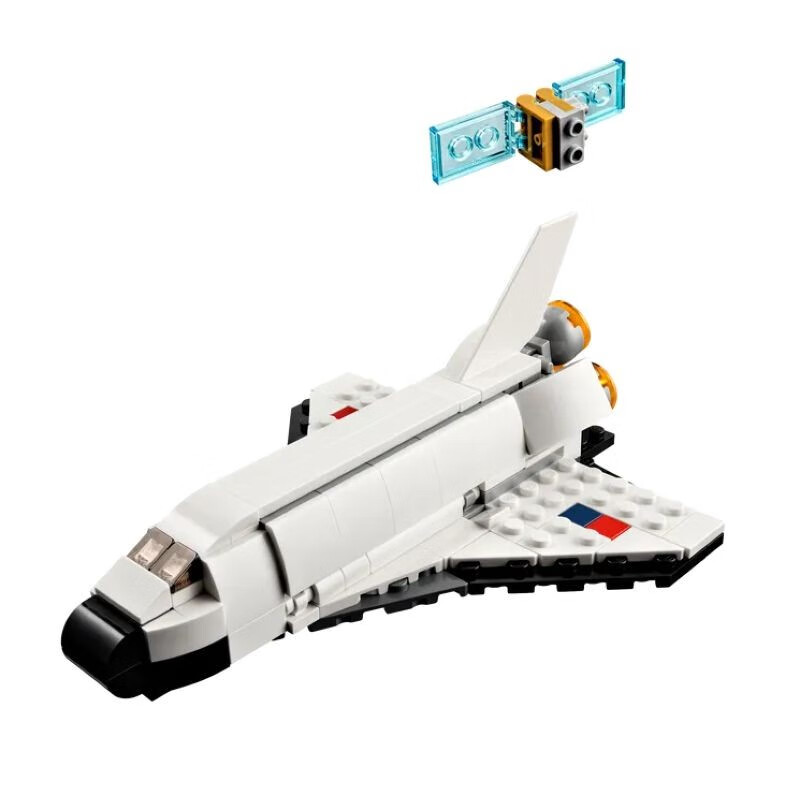 乐高(lego)积木创意百变三合一航天飞机 (31134) 太空冒险家【预售