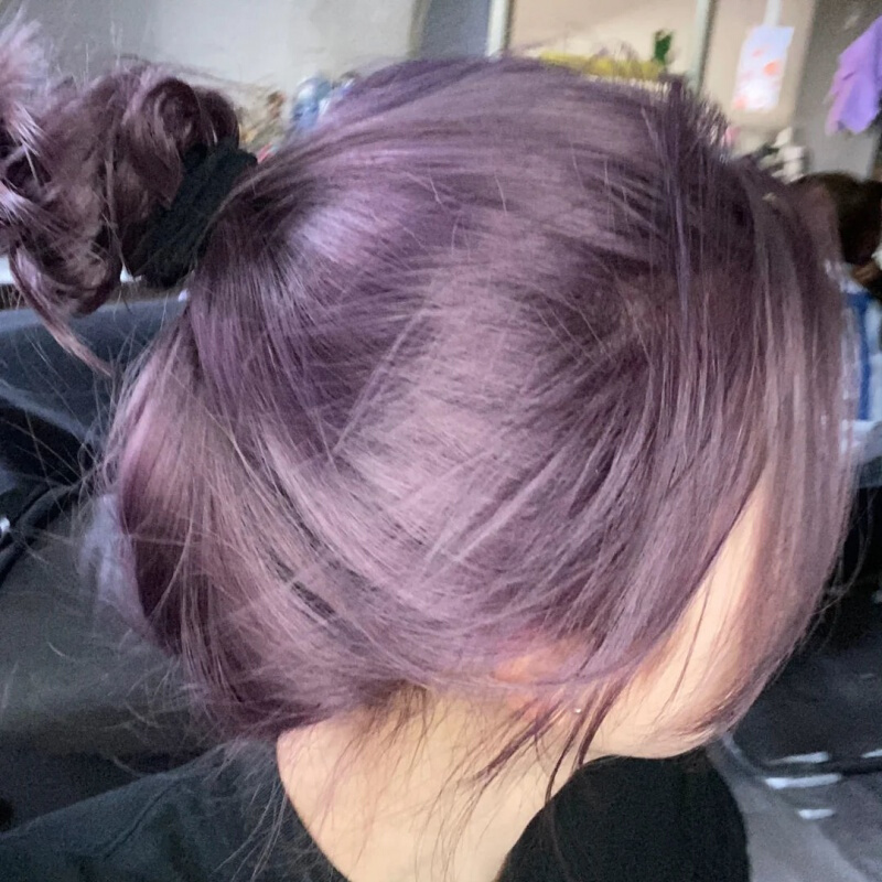 蒙倩(meng qian)2024流行黄皮显白染发膏芭比粉棕樱花粉染发剂自己染