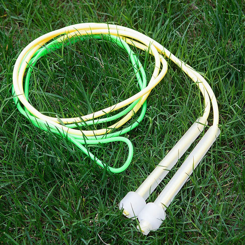 【精选】中考专用儿童跳绳小学生沙式竞速跳绳神器卡尼拉 经典版(白蓝