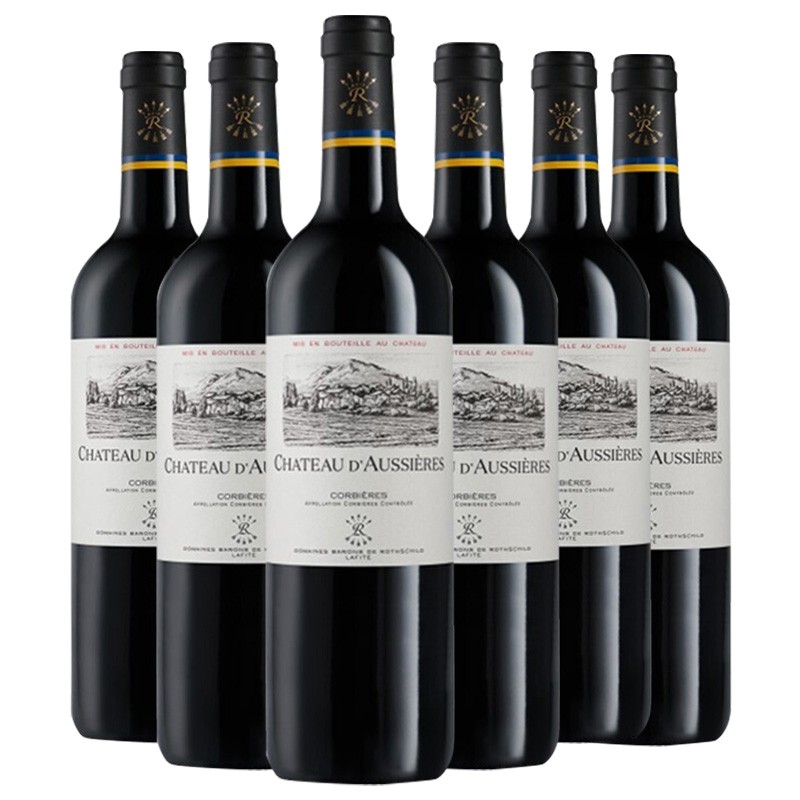 拉菲酒庄法国拉菲(lafite)奥希耶系列干红葡萄酒 古堡750ml*6整箱装