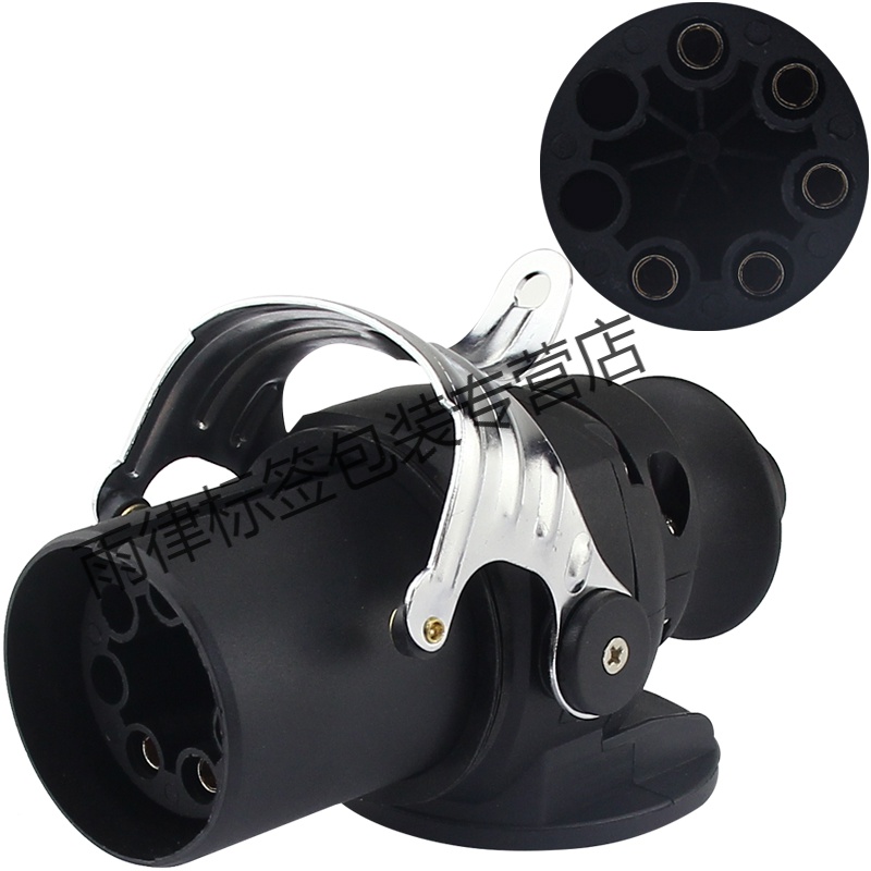 久聚和ebs货车卡车半挂车abs电源连接线5芯7孔15星弹簧线 线束插头 5