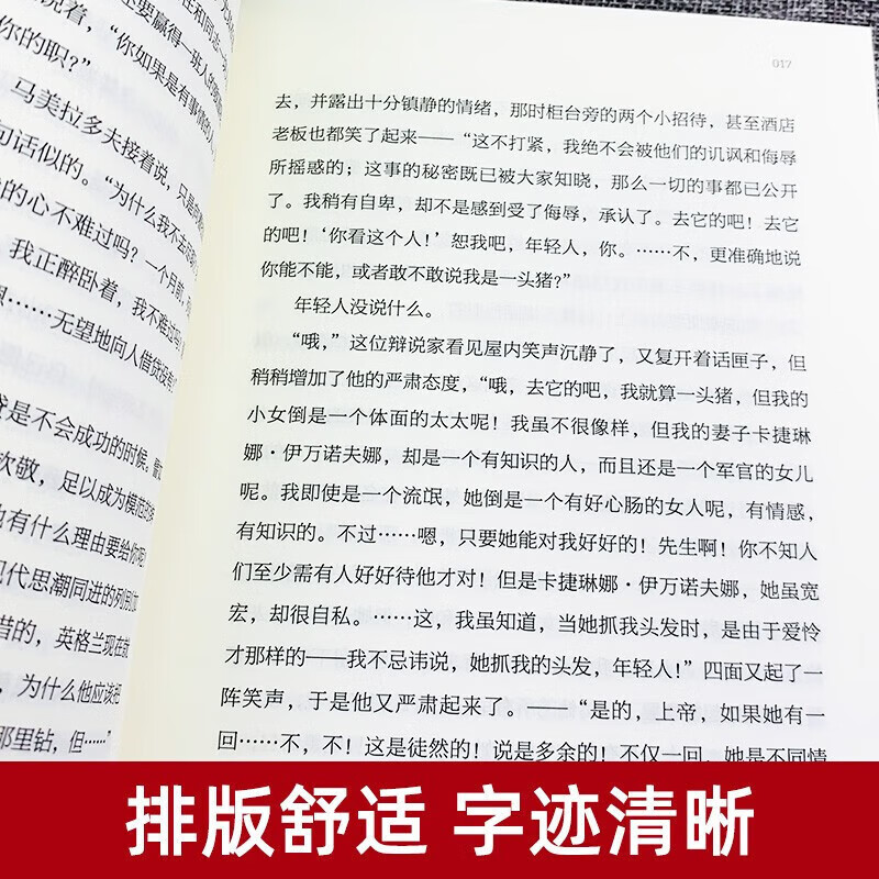 罪与罚精装陀思妥耶夫斯基经典名著文学小说书长篇心理小说正版 罪与罚