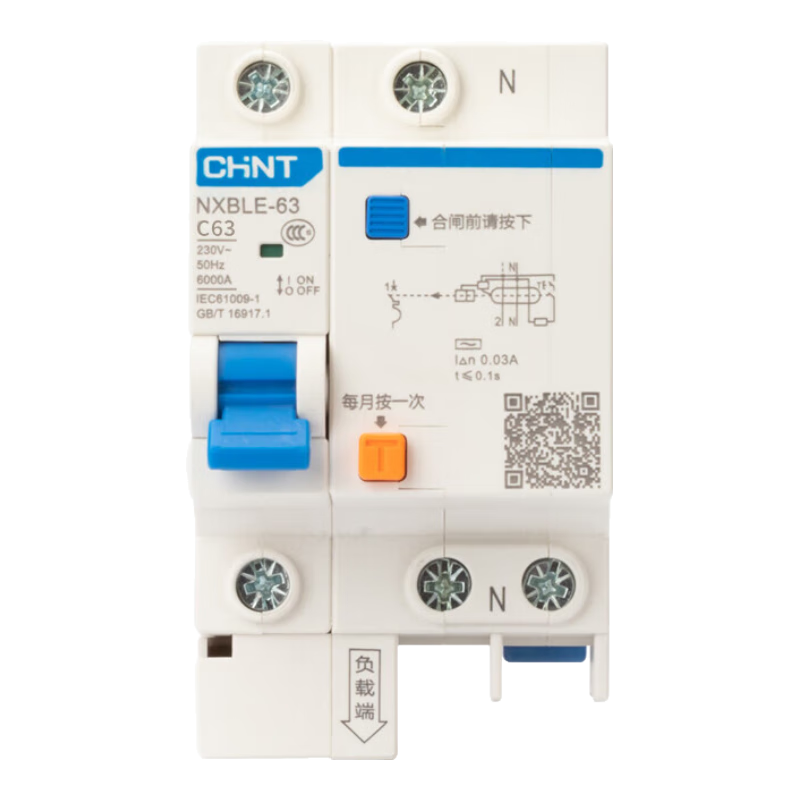 ̩CHNTNXBLE-63-1PN-C63-30mA-6kA С©籣·  ©1PN 63A