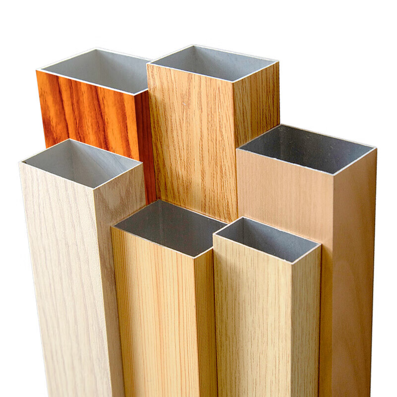 吊顶格栅材料定制幕墙阳光房装饰板 木纹颜色选择_尺寸颜色联系客服