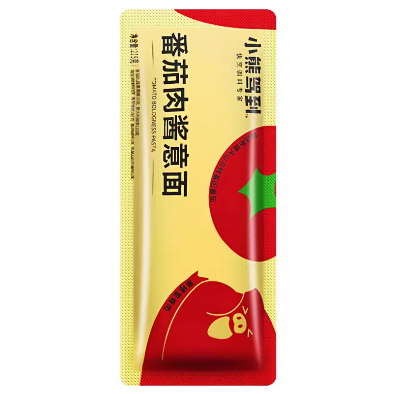 小熊駕到包郵小熊駕到意面經典番茄肉醬燴意大利面黑椒牛肉通心粉 小熊駕到番茄肉醬意面215克