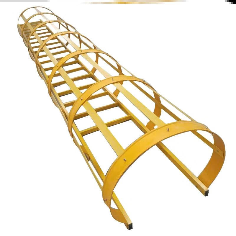 哲弘地镀锌钢爬梯护笼铁爬梯护笼玻璃钢爬梯护笼斜爬梯楼梯工程外墙