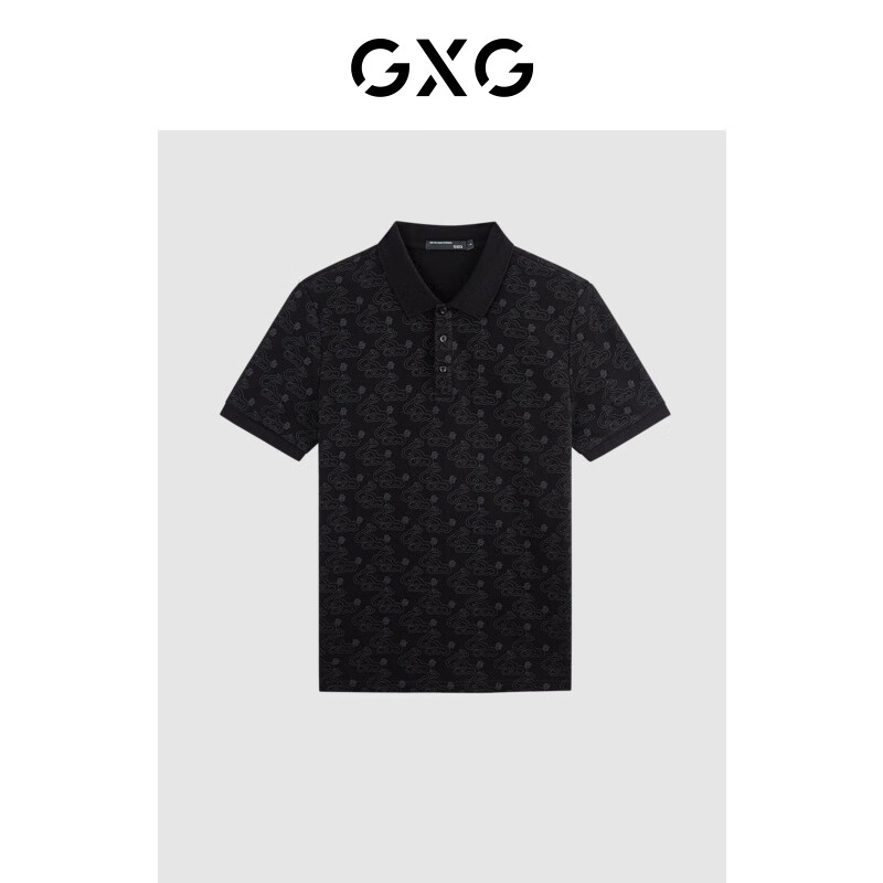 GXG��װ  �ļ������Ứpolo����ʿ���з������t���� ��ɫ M 71.5Ԫ