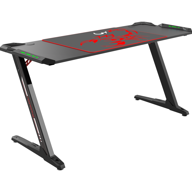 赛途PSEAT 电脑桌椅套装电竞桌家用卧室书房书桌Z型1.5米大桌面电竞RGB炫光铠甲设计 Z60专业级【大桌面1.5米】套餐