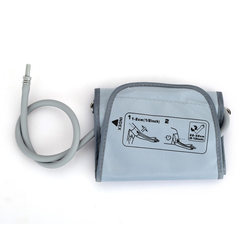 九安电子血压计袖带血压机计配件袖臂带高精度医生用臂式家用高血压测量仪医用级臂绑带KD5918D558 黑色标准臂围袖带（22-32臂围）