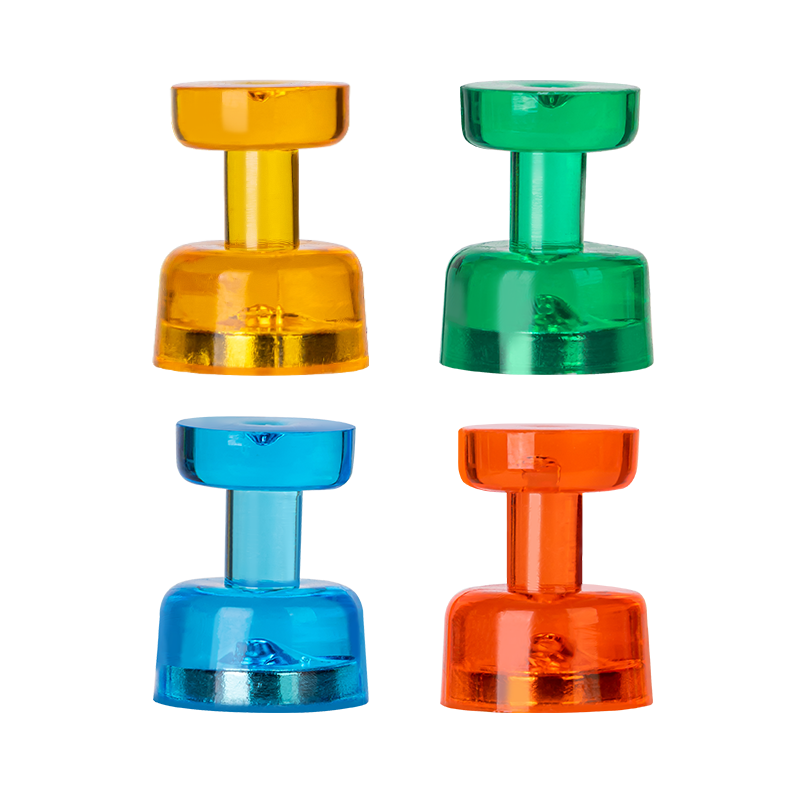 得力4粒/卡强磁磁钉 冰箱贴大直径磁粒白板配件磁铁吸铁石教学固定器黑板绿板吸附玻璃白板专用7821