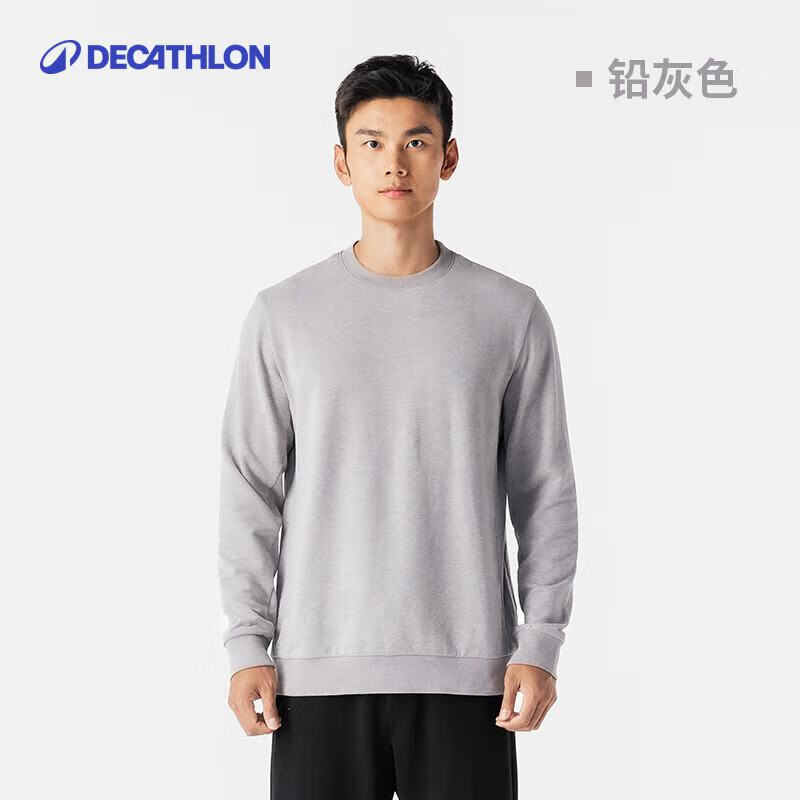 �Ͽ�ٯ��DECATHLON����ů�˶�����ʿĥë�˶������＾������Բ���٤�� Ǧ��ɫ L