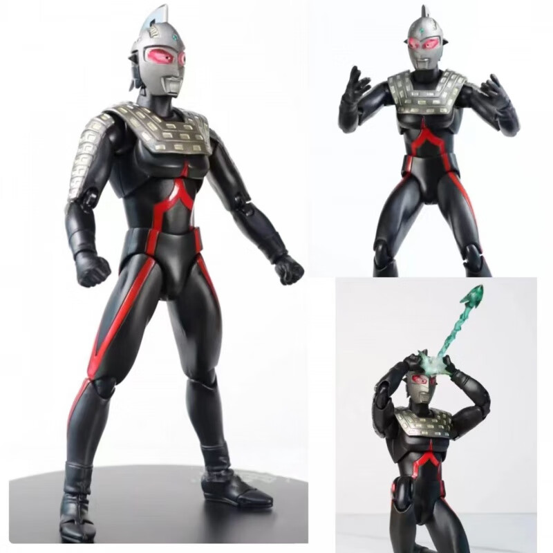 fact赛文关节可动人偶玩具六一儿童礼物 act黑暗赛文-送支架彩盒包装