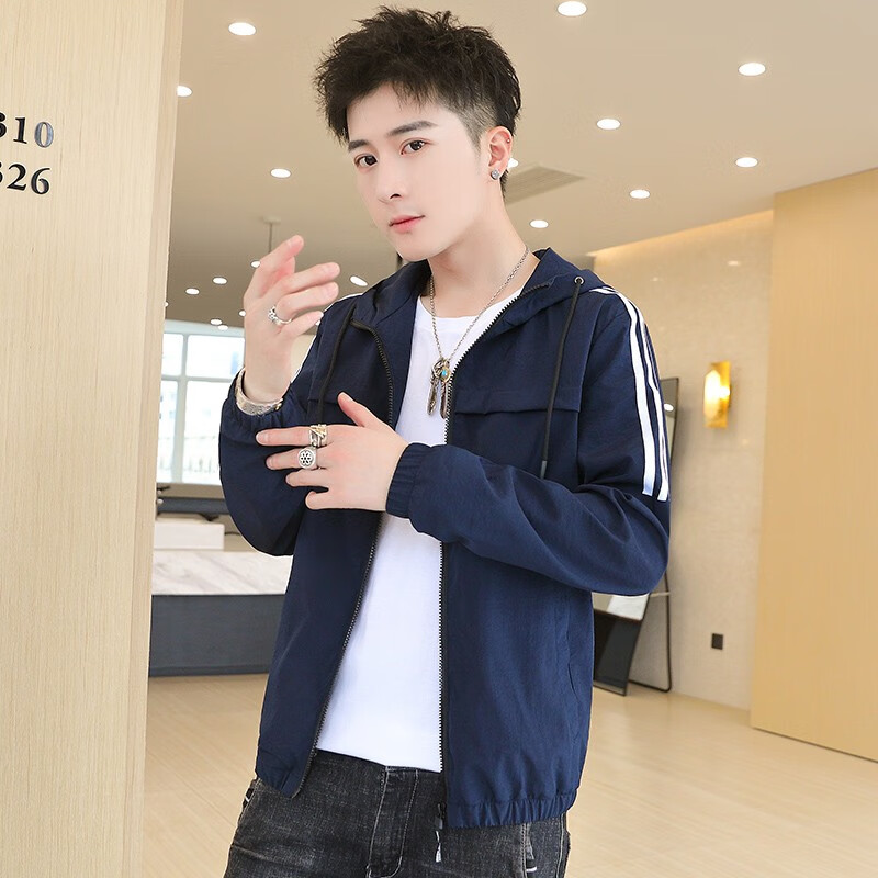专帅时尚春秋款夹克男13学生14岁15外套16岁男孩18-21-25-28青年新款