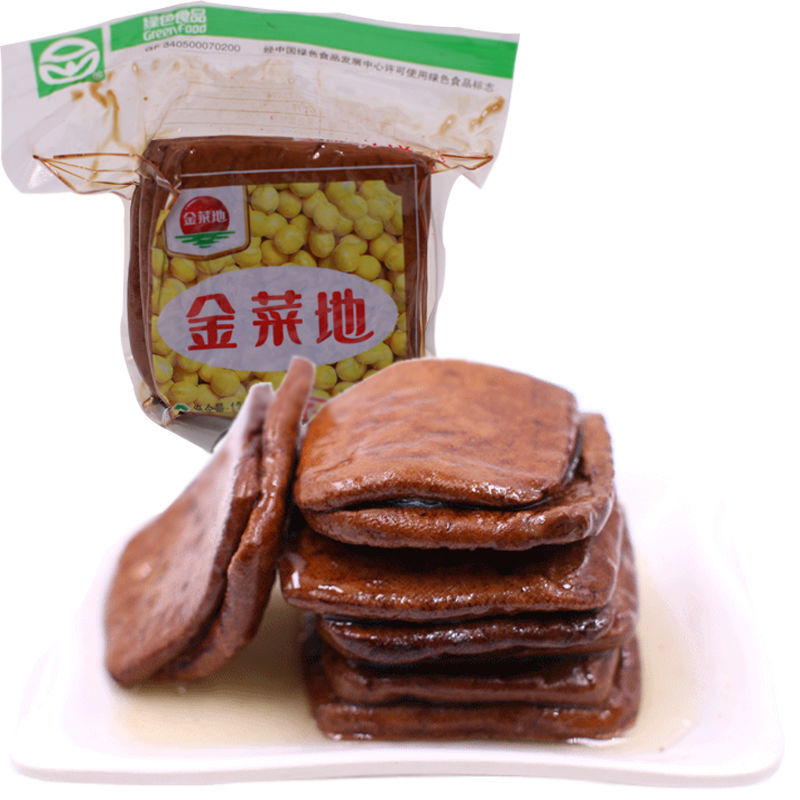 金菜地茶干马鞍山特产黄池豆干香干五香豆腐干子零食120g110g 110克